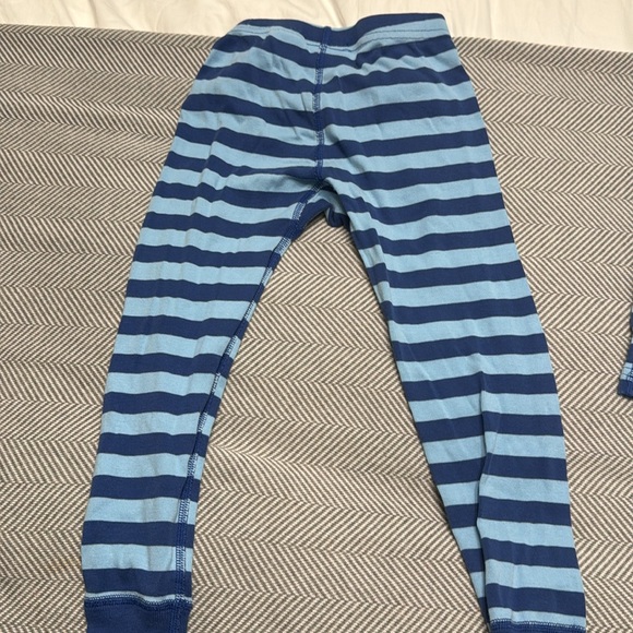 Hanna Andersson Striped Long John Pajamas Sz 4 - Picture 5 of 7